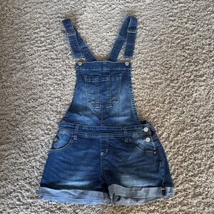 Wallflower Women's Blue Denim Overalls